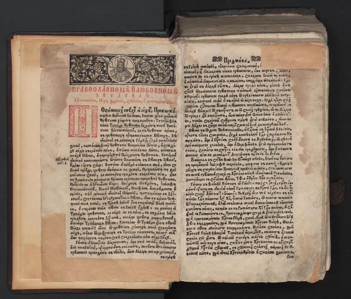 Тріодь цвітна. Чернігів, друкарня монастиря, 1685 р.